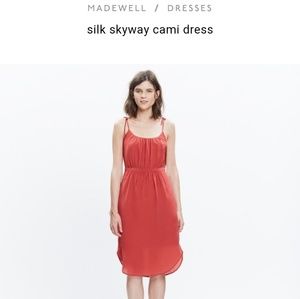 NWT $145 Madewell Silk "Skyway" Cami Dress, Sz 2